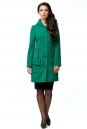 Женское пальто из текстиля с капюшоном 8000906