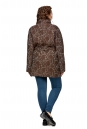 Женское пальто из текстиля с воротником 8000982-3