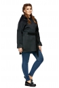 Женское пальто из текстиля с капюшоном 8000987-2