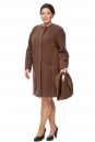 Женское пальто из текстиля без воротника 8001090-2