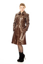 Женское кожаное пальто из натуральной кожи с воротником 8001759