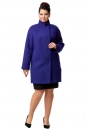 Женское пальто из текстиля с воротником 8001897