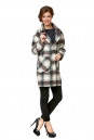 Женское пальто из текстиля с воротником 8002049-2