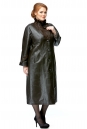 Женское кожаное пальто из натуральной кожи с воротником, отделка норка 8002421-2