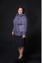 Куртка женская из текстиля с капюшоном 8010604