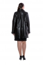 Женское кожаное пальто из натуральной кожи с воротником 8011614-3