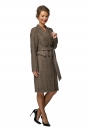Женское пальто из текстиля с воротником 8012013-3