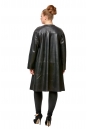 Женское кожаное пальто из натуральной кожи без воротника 8012350-3
