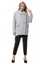Женское пальто из текстиля с воротником 8012355