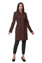 Женское пальто из текстиля без воротника 8012457-2