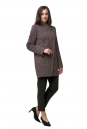 Женское пальто из текстиля с воротником 8012573-2