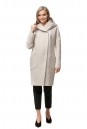 Женское пальто из текстиля с капюшоном 8012641-2