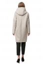 Женское пальто из текстиля с капюшоном 8012641-3