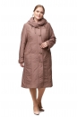 Женское пальто из текстиля с капюшоном 8012654-2