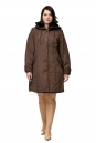 Женское пальто из текстиля с капюшоном 8012666