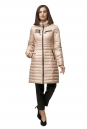 Женское пальто из текстиля с капюшоном 8012716