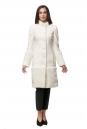 Женское пальто из текстиля с воротником, отделка искусственный мех 8012740-2