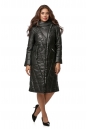 Женское кожаное пальто из натуральной кожи с капюшоном 8013017