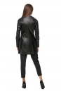 Женское кожаное пальто из натуральной кожи без воротника 8013587-3
