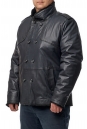 Мужская кожаная куртка из натуральной кожи с воротником 8014428-2
