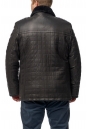 Мужская кожаная куртка из натуральной кожи с воротником, отделка овчина 8014431-3