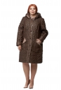 Женское пальто из текстиля с капюшоном 8016724-2