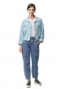Куртка женская джинсовая с воротником 8017896-2