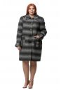 Женское пальто из текстиля с воротником 8017980