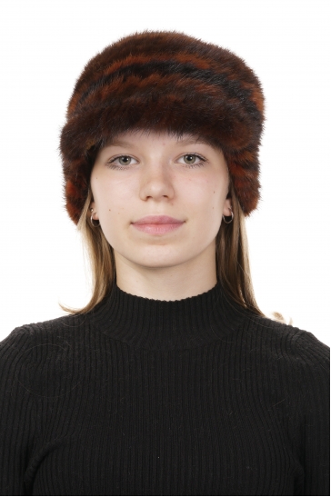 Шапка женская из норки