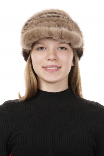 Шапка женская из норки