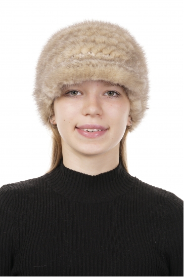 Шапка женская из норки