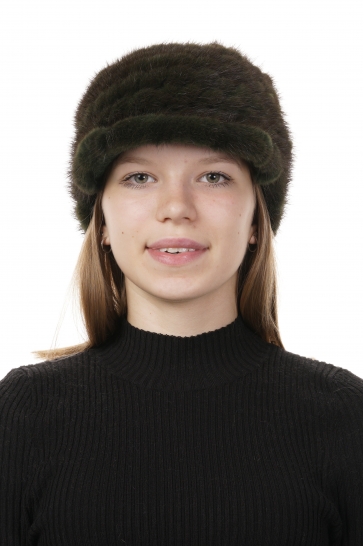 Шапка женская из норки