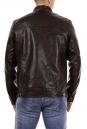 Мужская кожаная куртка из эко-кожи с воротником 8018366-3