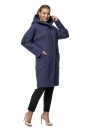 Женское пальто из текстиля с капюшоном 8019548-2