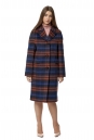 Женское пальто из текстиля с воротником 8019711
