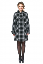 Женское пальто из текстиля с воротником 8021398