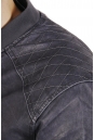 Мужская кожаная куртка из эко-кожи с воротником 8021857-4