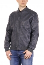 Мужская кожаная куртка из эко-кожи с воротником 8021857-11
