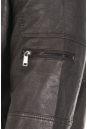 Мужская кожаная куртка из эко-кожи с воротником 8021863-2