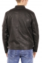 Мужская кожаная куртка из эко-кожи с воротником 8021863-8