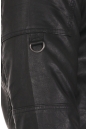 Мужская кожаная куртка из эко-кожи с воротником 8021864-4