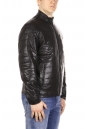 Мужская кожаная куртка из эко-кожи с воротником 8021941-3
