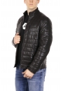 Мужская кожаная куртка из эко-кожи с воротником 8021941-7