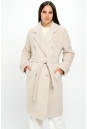 Женское пальто из текстиля с воротником 8022131