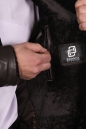 Мужская кожаная куртка из натуральной кожи с воротником, отделка овчина 8022432-4