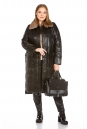 Женское кожаное пальто из натуральной кожи с воротником, отделка норка 8022564