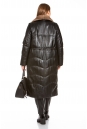 Женское кожаное пальто из натуральной кожи с воротником, отделка норка 8022564-6