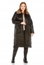 Женское кожаное пальто из натуральной кожи с воротником, отделка норка 8022564-8