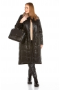 Женское кожаное пальто из натуральной кожи с воротником, отделка норка 8022564-14