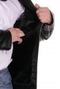 Мужская кожаная куртка из эко-кожи с воротником, отделка искусственный мех 8022583-9